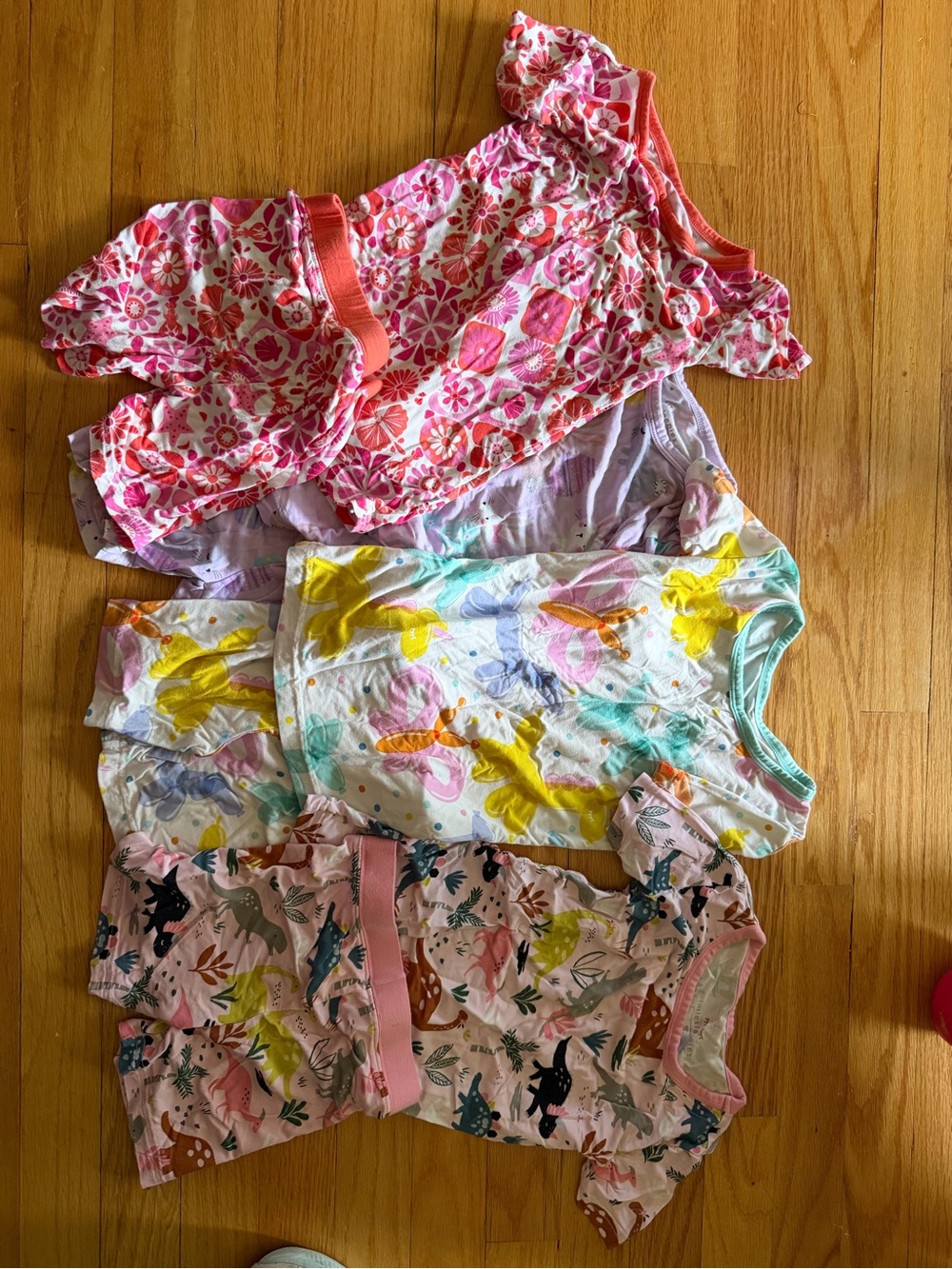 4 Little Sleepies 3T Short Sleeve Pajama Set - Pink